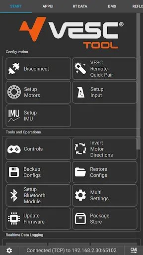 Скриншот 2 — VESC Tool