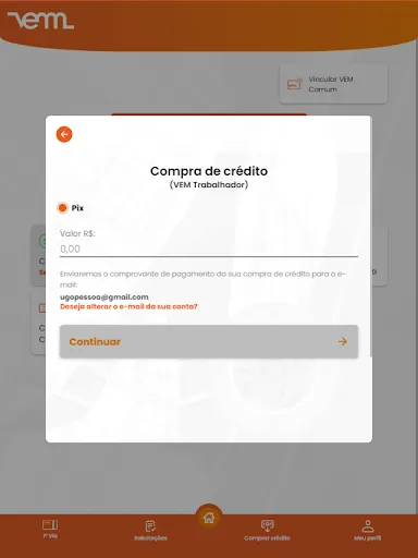 Скриншот 8 — Cartão VEM