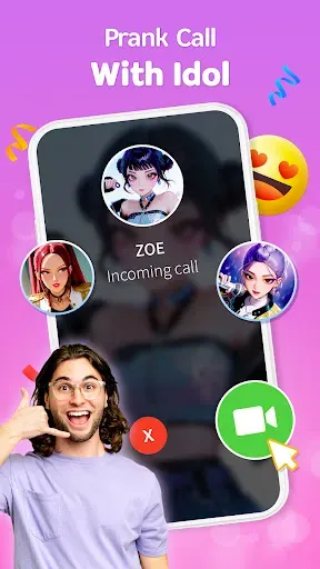 Скриншот 7 — Prank Video Call - Fake Chat