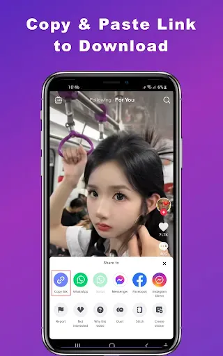Скриншот 1 — HD TT Downloader No Watermark