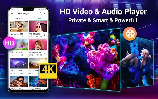 Скриншот 1 — HD Video Player для Android