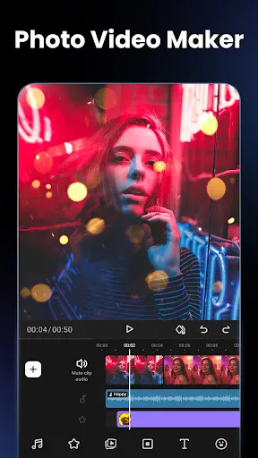 Скриншот 1 — Видеоредактор,музыкой,FotoPlay