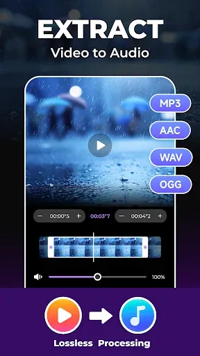 Скриншот 2 — Видео в MP3 аудио конвертер
