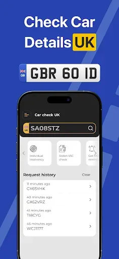 Скриншот 1 — Car History Check－VIN scanner