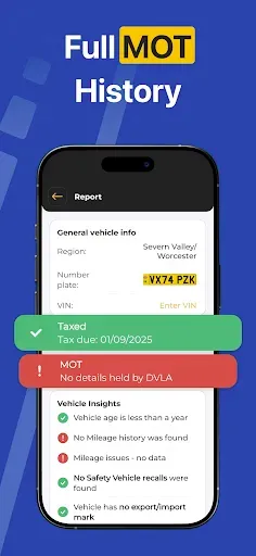 Скриншот 2 — Car History Check－VIN scanner