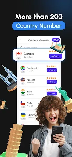 Скриншот 4 — GetCode - Виртуальные Номера