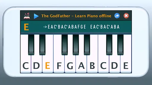 Скриншот 1 — Learn piano notes ABC Do Re Mi