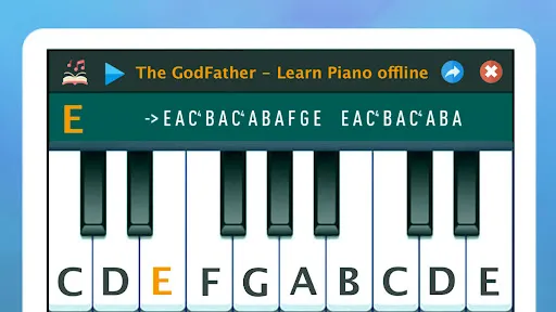 Скриншот 4 — Learn piano notes ABC Do Re Mi