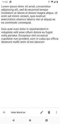 Скриншот 5 — txtpad+ — Create txt files