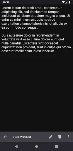 Скриншот 6 — txtpad+ — Create txt files