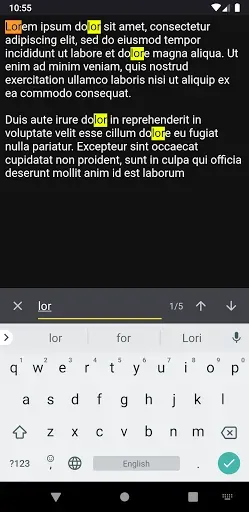 Скриншот 8 — txtpad+ — Create txt files