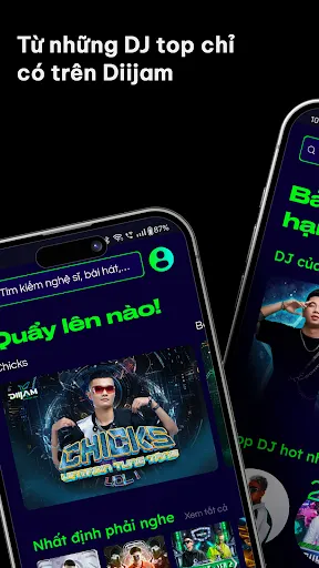 Скриншот 2 — Diijam - Nhạc DJ, EDM mp3 mix
