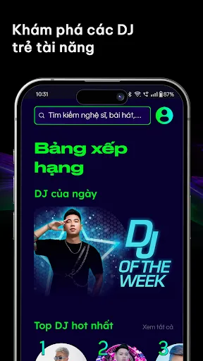 Скриншот 7 — Diijam - Nhạc DJ, EDM mp3 mix