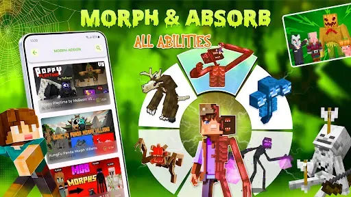 Скриншот 1 — Morph Mod for Minecraft