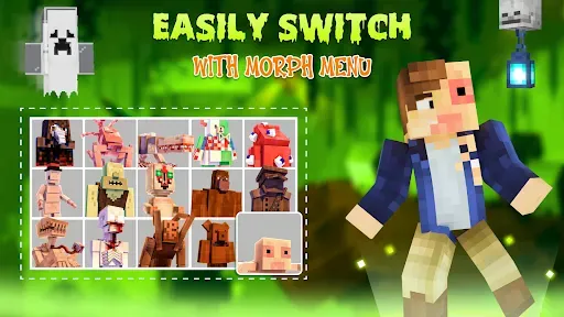 Скриншот 2 — Morph Mod for Minecraft