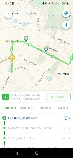 Скриншот 2 — VinBus - Tìm buýt dễ dàng