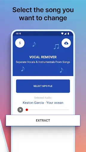 Скриншот 2 — AI Vocal Remover & Karaoke