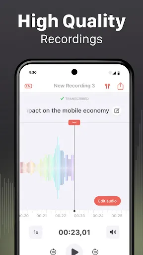 Скриншот 4 — Voice Recorder & Transcriber