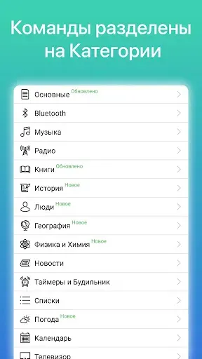 Скриншот 1 — Команды для Alexa ПРО