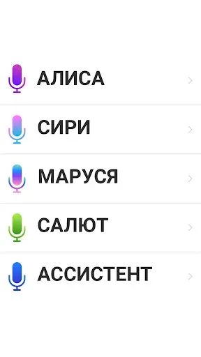 Скриншот 1 — Голосовой помощник команды