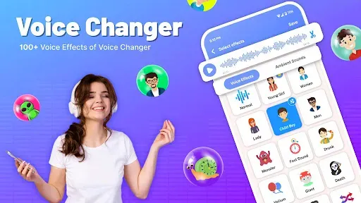 Скриншот 1 — Voice Changer Male to Female
