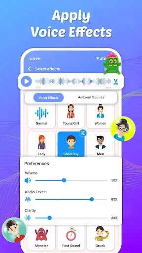 Скриншот 5 — Voice Changer Male to Female