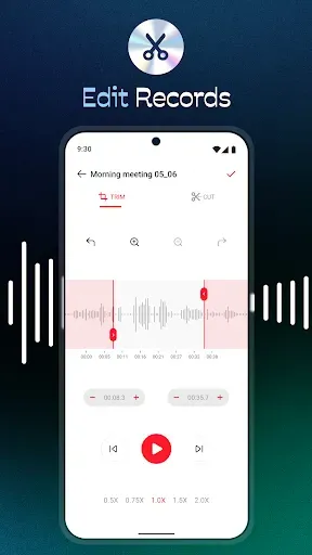 Скриншот 4 — Диктофон - Запись голоса