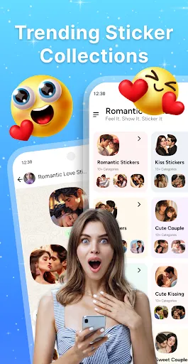 Скриншот 4 — WASticker.ly любовные стикеры