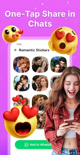 Скриншот 5 — WASticker.ly любовные стикеры