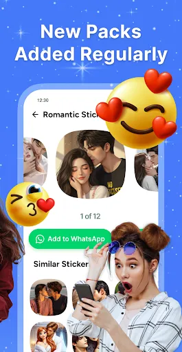 Скриншот 6 — WASticker.ly любовные стикеры