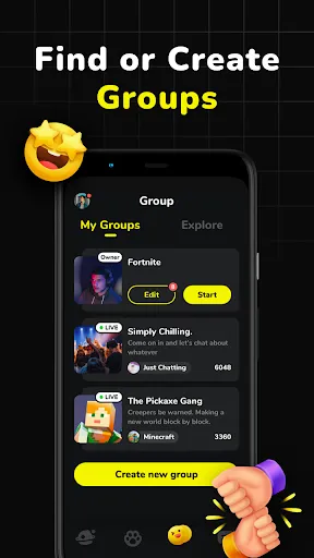 Скриншот 4 — CastChat: Матч, Голосовой Чат