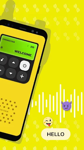 Скриншот 2 — Walkie Talkie - Нажми и говори