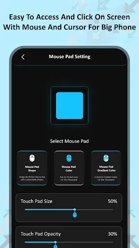 Скриншот 3 — Mouse & Cursor For Big Phone