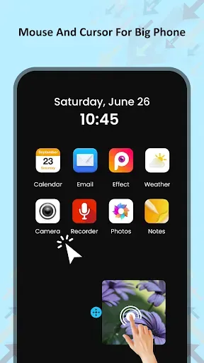 Скриншот 8 — Mouse & Cursor For Big Phone