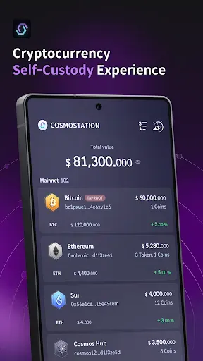 Скриншот 1 — Cosmostation Interchain Wallet