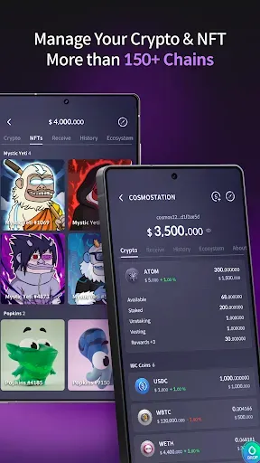 Скриншот 2 — Cosmostation Interchain Wallet