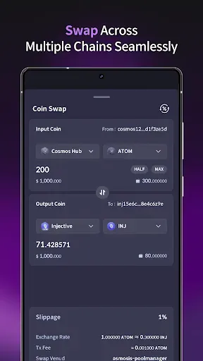 Скриншот 4 — Cosmostation Interchain Wallet
