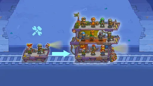 Скриншот 2 — Tower Train: Zombie Defense 2D