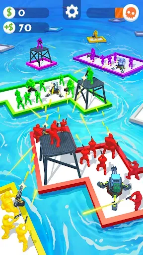 Скриншот 1 — War of Rafts: бой на плотах