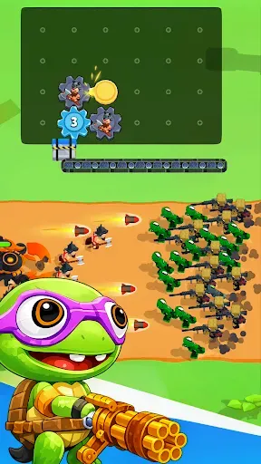 Скриншот 1 — Gears Of Warriors: Bag Attack