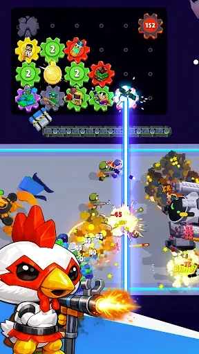 Скриншот 3 — Gears Of Warriors: Bag Attack