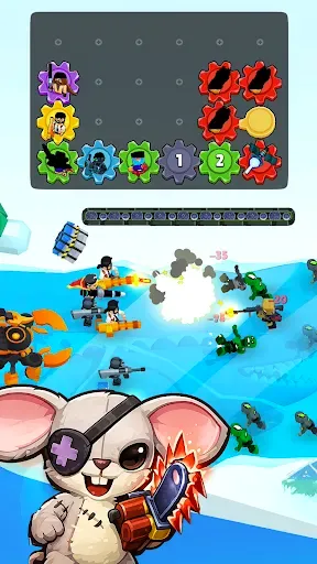 Скриншот 4 — Gears Of Warriors: Bag Attack