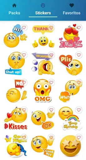 Скриншот 4 — Эмодзи для WhatsApp: WASticker