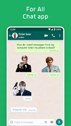 Скриншот 4 — Стикеры для WhatsApp и Эмодзи