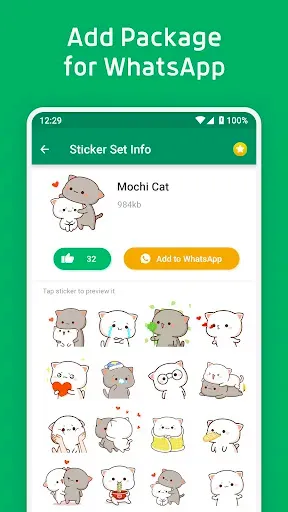 Скриншот 5 — Стикеры для WhatsApp и Эмодзи