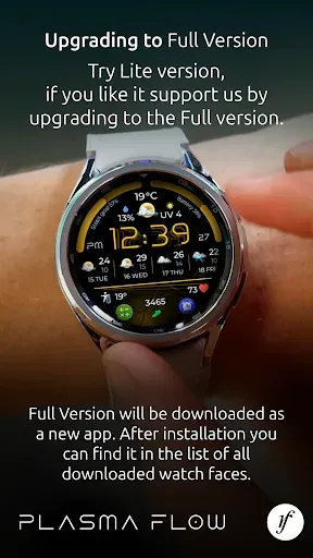 Скриншот 6 — Plasma Flow Full Watch Face