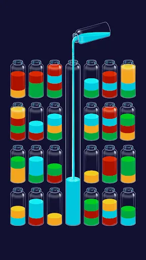 Скриншот 1 — Water Sort: Color Sorting 3D