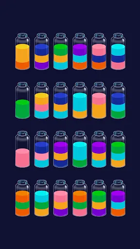 Скриншот 2 — Water Sort: Color Sorting 3D