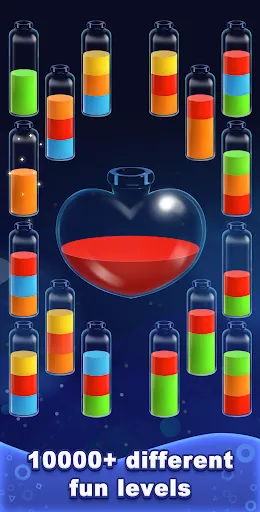 Скриншот 1 — Water Sort! Цветная Логика