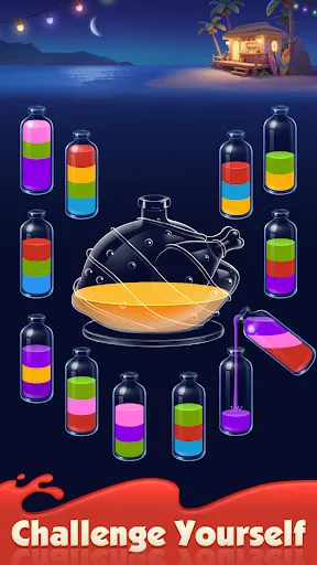 Скриншот 3 — Water Sort! Сортировка цветов